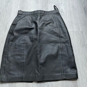 BB Dakota leather mini skirt
